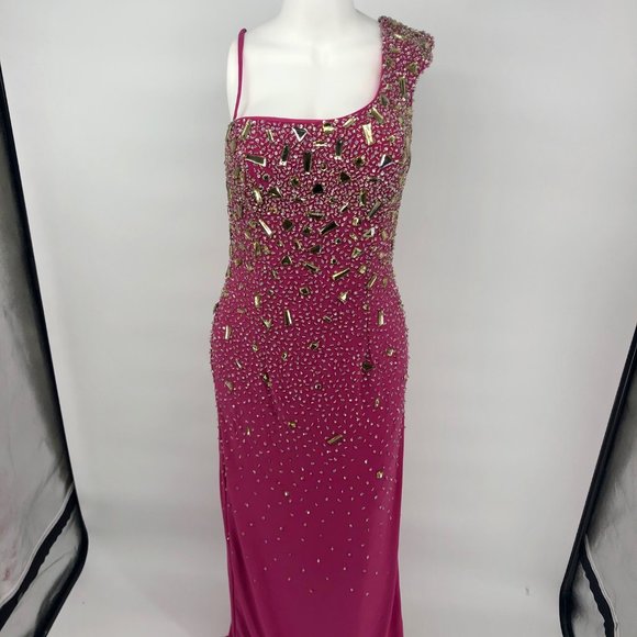 Vintage Gorgeous Formal Event Maxi Gown Pink 0 - Picture 5 of 14